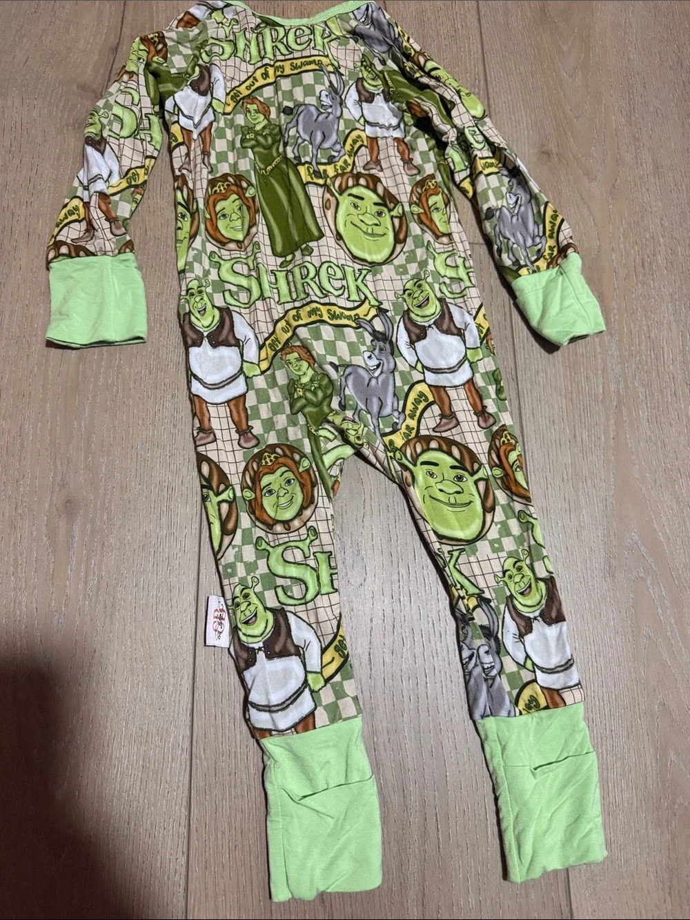 Bamboo zippy|Shrek print|12-18M